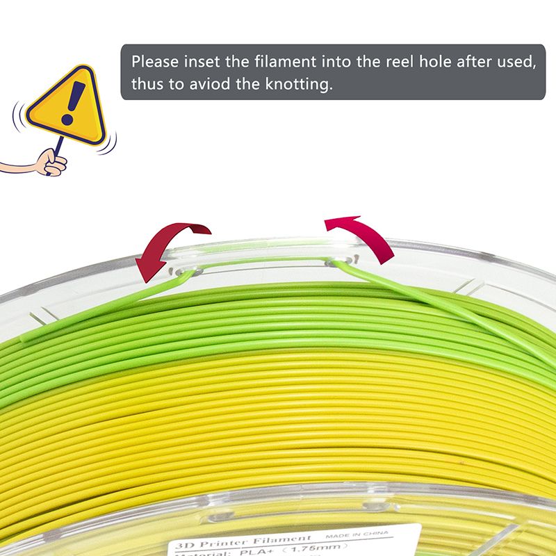 PLA+ | Gradient | iSanmate - Yellow / Green