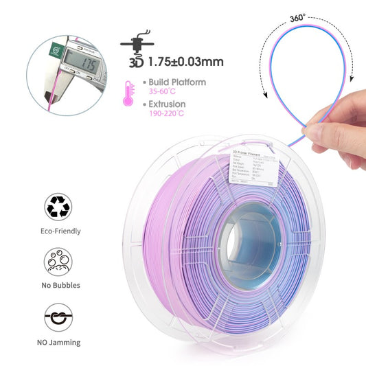 PLA | Tri-Color Matte | iSanmate - Rose Quartz