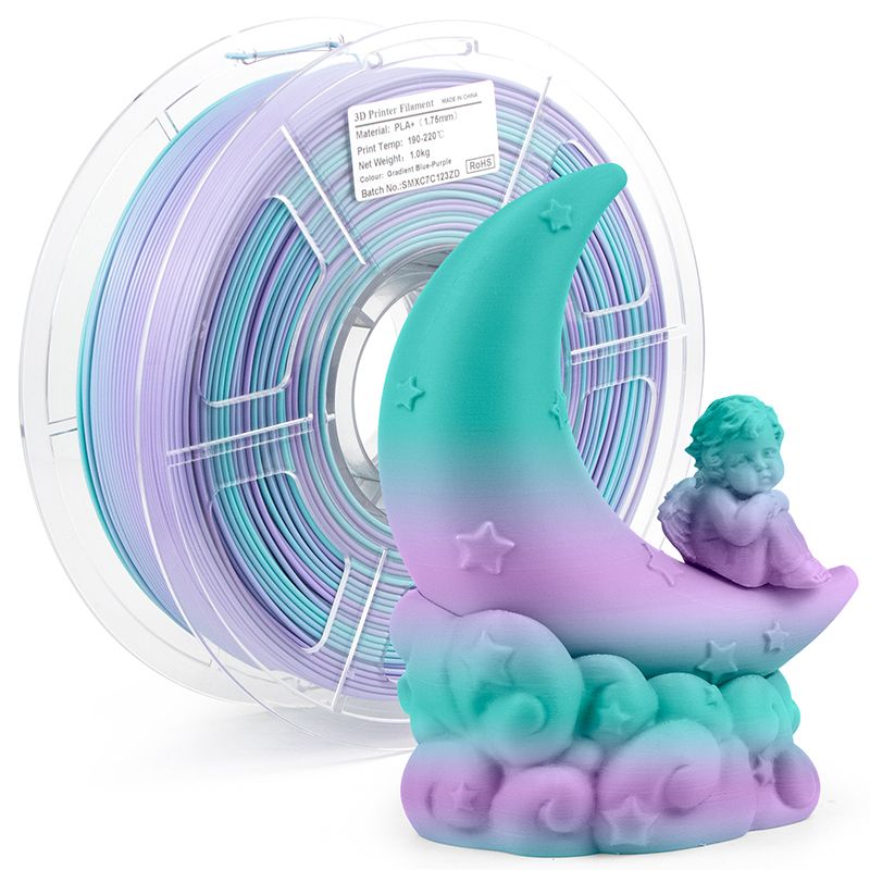 PLA+ | Gradient | iSanmate - Bluish / Green / Purple