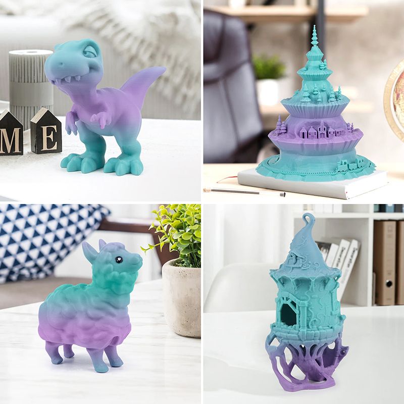 PLA+ | Gradient | iSanmate - Bluish / Green / Purple