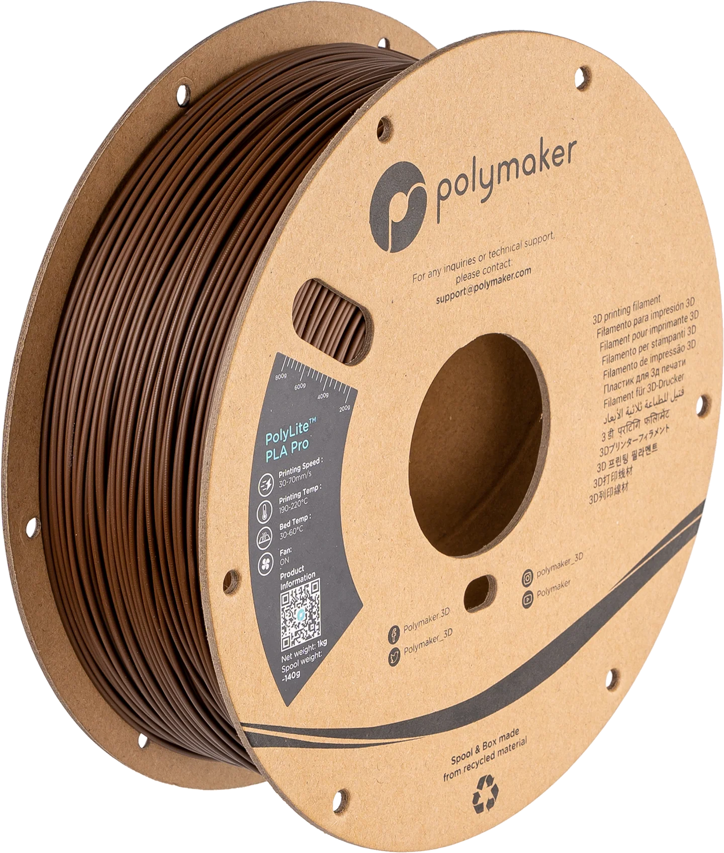 PLA - PolyMaker PolyLite (PLA Pro)