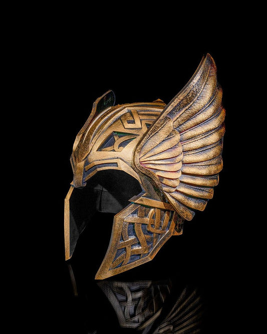 Asgardian winged helmet cosplay