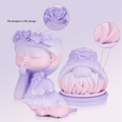 Ice Cream gradient PLA+ print sample