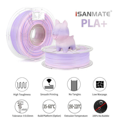 Ice Cream gradient PLA+ print sample