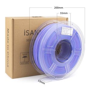Blue purple gradient PLA+ print sample