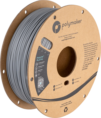 PolyMaker PolyLite PLA Pro gray 1kg spool