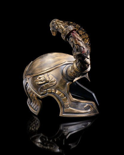 Asgardian horned helmet cosplay