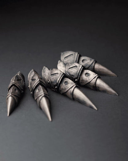 DIY steampunk cosplay claws set of 5