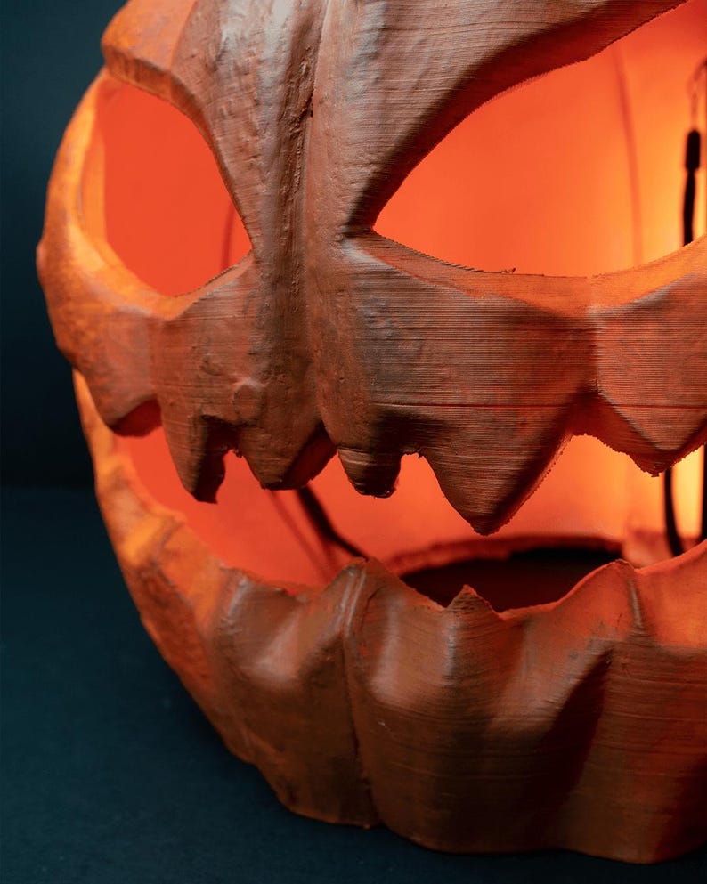 Pumpkin scarecrow Halloween mask