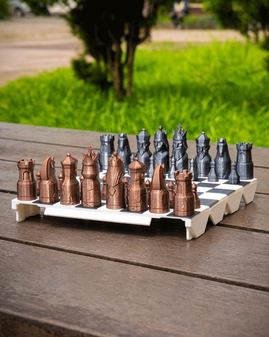Kids portable travel chess set