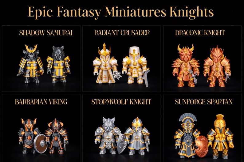 Mini Knights of Ragnarok collectible figures