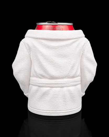 Soda can bathrobe drink holder