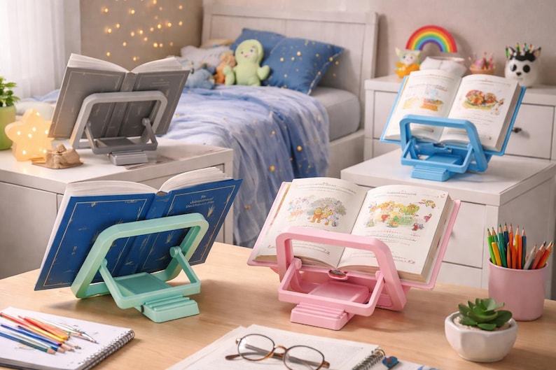 Pop-up book stand