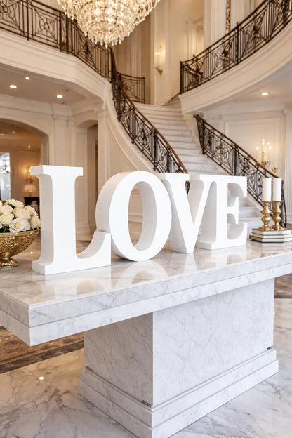 Custom freestanding 3D letters