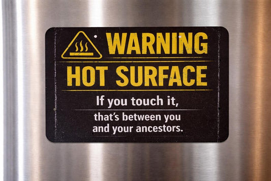 Custom printed sign