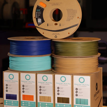 PolyMaker PolyLite PLA Pro printed parts