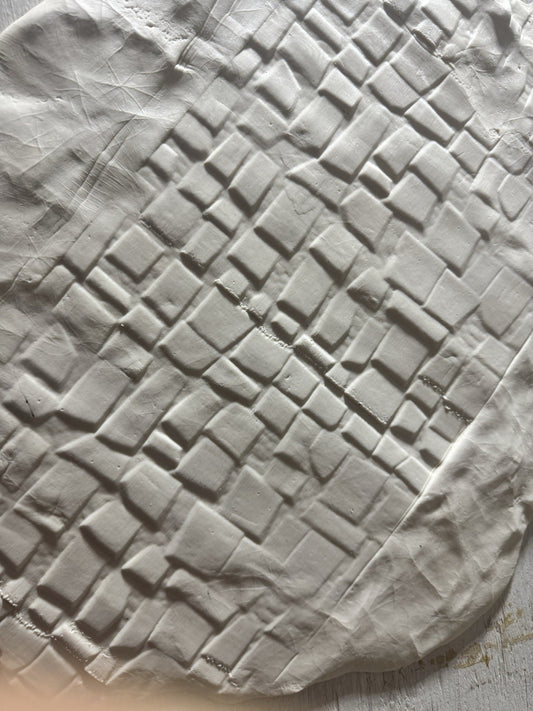 Concrete texture roller pattern